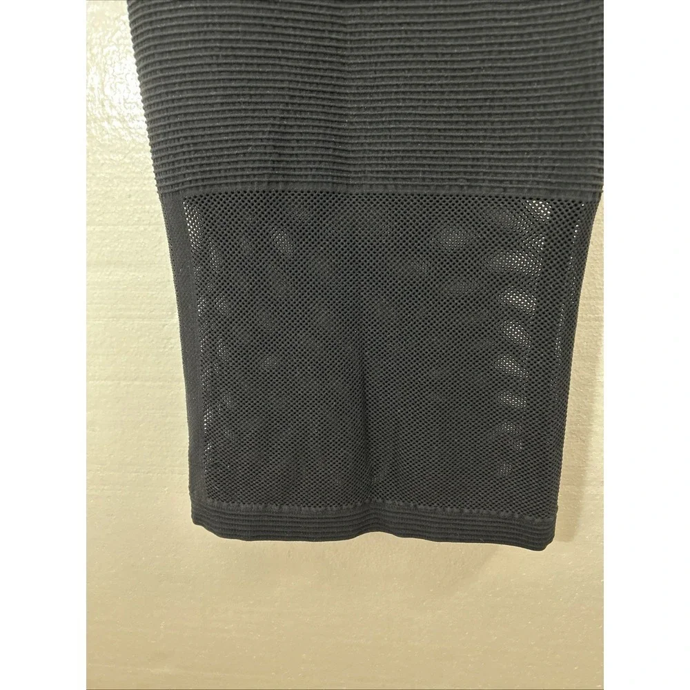 BCBGeneration Black‎ Crochet Midi Skirt Size XS SKU 60038